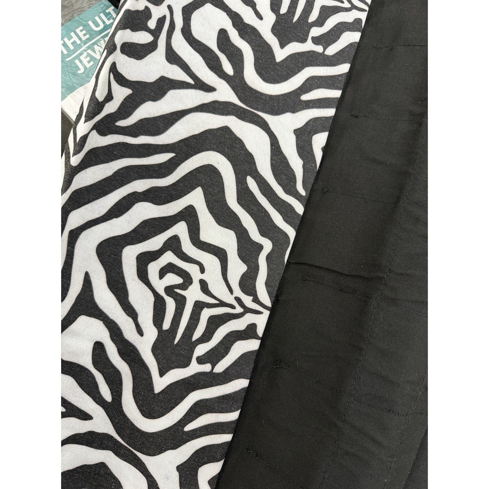 Donna Walsh Hanging Jewelry Organizer - Ultimate Jewelry Scroll- ZEBRA RARE FIND - Picture 4 of 5